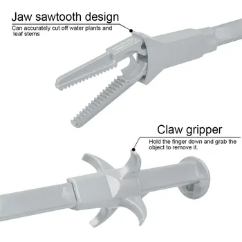 

50CM Cleaning Tool Plastic Pliers Fish Tank Straight Tweezer Forceps Clip Aquarium Cleaning Clamp Plant Pruning Tongs hot sale