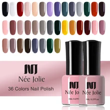 Одноцветный лак для ногтей NEE JOLIE, 8 мл, 36 цветов, Быстросохнущий лак для ногтей, новая бутылка, лак для ногтей, 3,5 мл/бутылка для декора ногтей