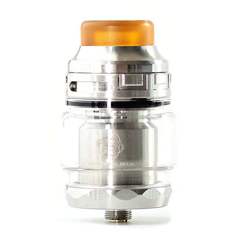 2019 Coil Father King Dual RTA 4 мл DIY обслуживаемый атомайзер резервуар с двумя стойками 24 мм