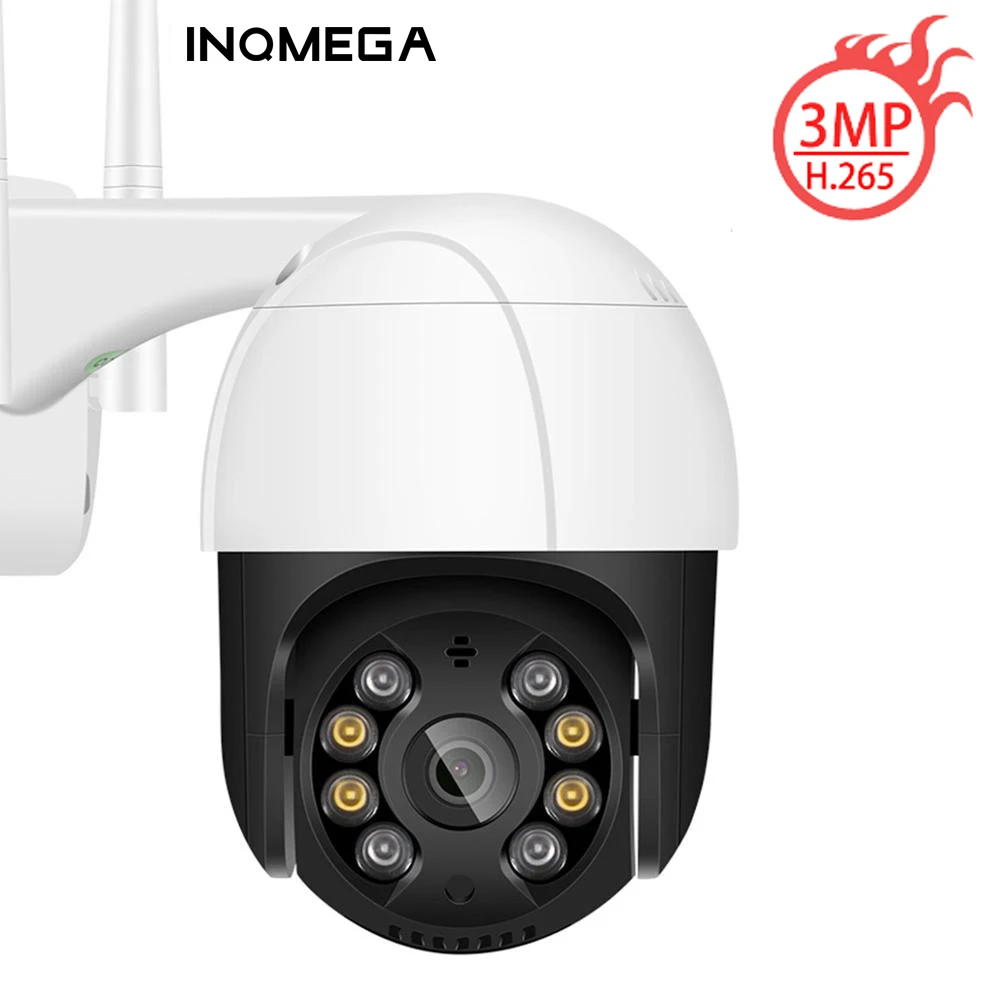 IP-камера INQMEGA PTZ с поддержкой Wi-Fi 3 Мп ИК-светильник | Безопасность и защита