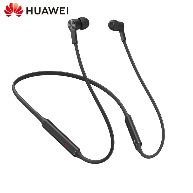 Huawei FreeLace беспроводные наушники Bluetooth гарнитура 18hr. Аккумуляторная батарея Быстрая зарядка IP55 водонепроницаемый металлический кабель памяти