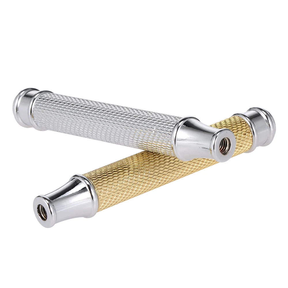 Portable Mini Short Safety Razor Handle Men Shaving Tool Razor Non-slip Handle Stainless-steel Razor Handlebar Shaving Handle