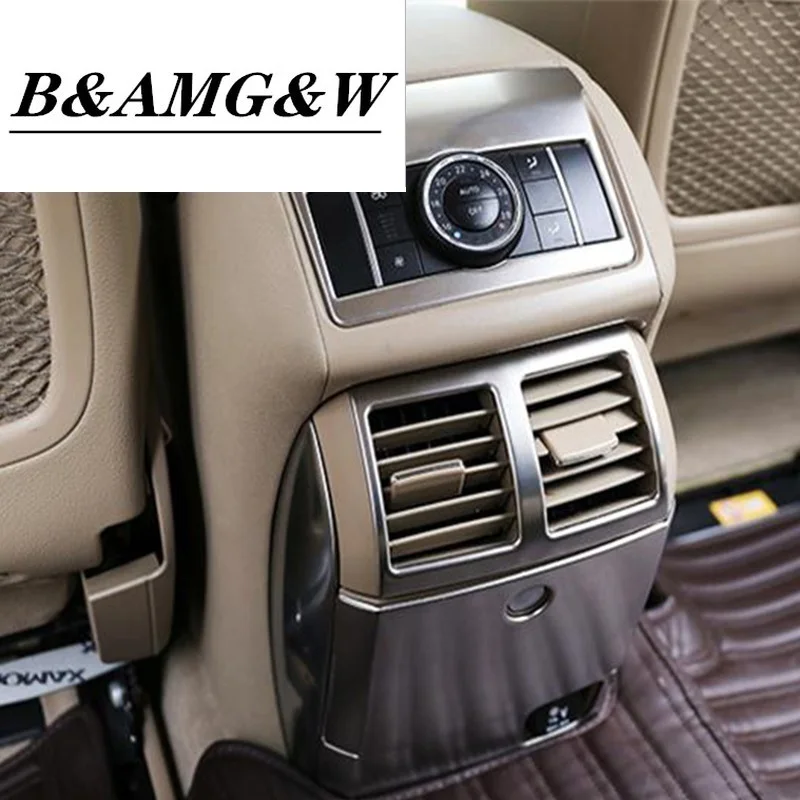 

Car Styling Rear Armrest box vent frame outlet decoration cover stickers Trim for Mercedes Benz R Class W251 R300 320 350 400