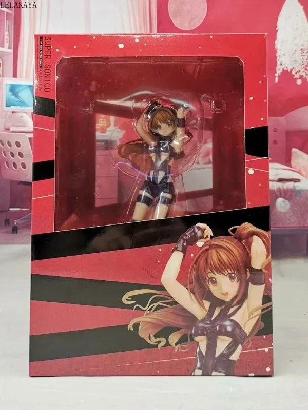22cm With box Аниме T. M. Revolution Супер Sonico Shimamura Utzuki сексуальный купальник шикарные Галстуки бикини Горячая предел Ver. ПВХ Фигурки игрушки - Цвет: 22cm With box