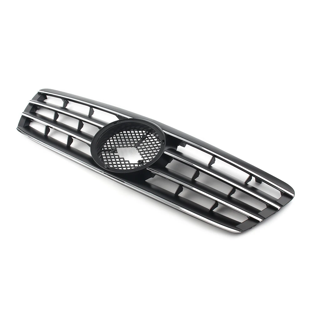 Авто Передняя решетка 4Pin сетка гриль для Mercedes Benz W203 c-класс C230 C240 C320 C32 2000-2005 2006 матовый черный ABS пластик