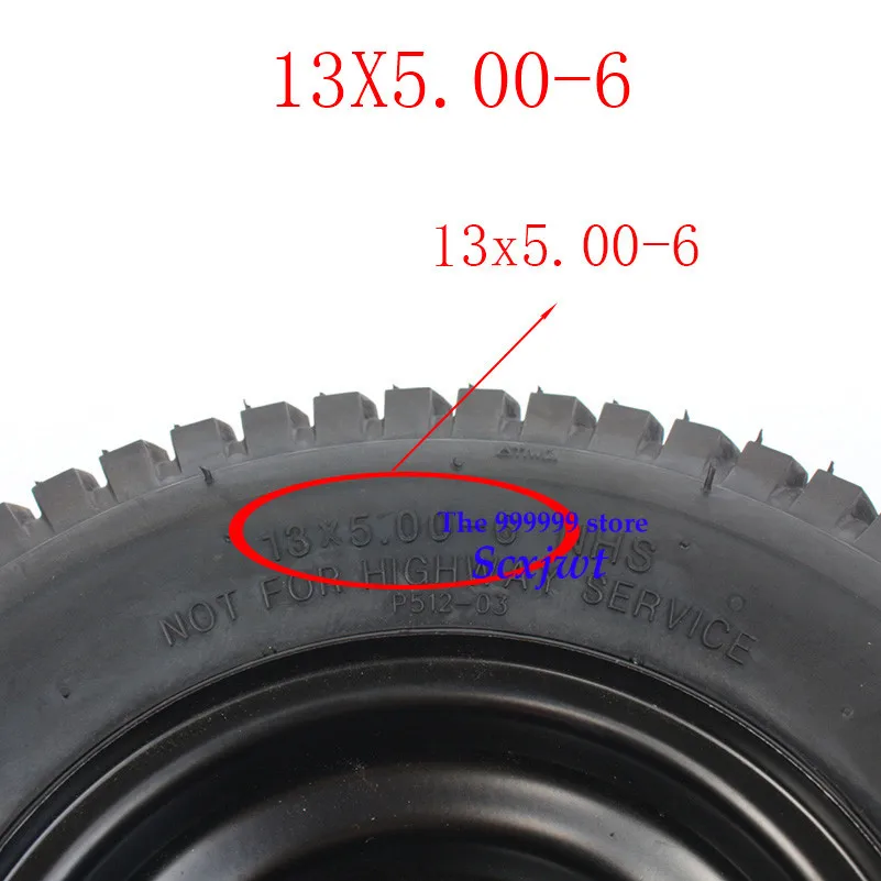 Горячая Распродажа картинг детская коляска ATV UTV 13X5. 00-6 дюймов бескамерное колесо шин с концентратор
