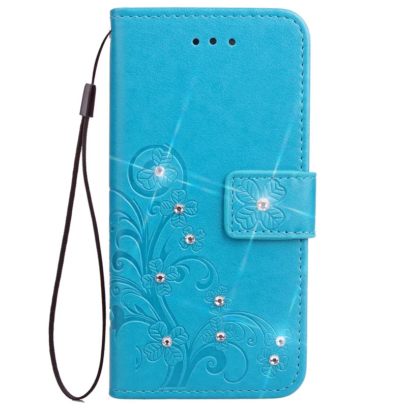 Blue Блеск кожаный флип чехол для samsung Galaxy S8 S9 S10 плюс S7 край A10 A10e A10s A20 e A20s A30s A40 A50 A70 s A80 A50S крышка - Цвет: Blue