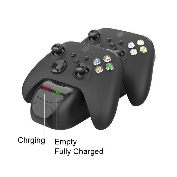 Para xbox série x/s controlador sem fio lidar com gamepad duplo carregamento xbox s x alça sem fio base de carregamento lidar com carregador