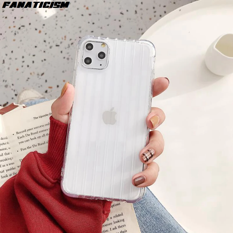 100 шт силиконовый чехол для iphone 6S 7 8 Plus TPU Fundas чехол для iphone 11 Pro XR X XS Max чехол для iphone 11pro мягкий чехол - Цвет: Transparent