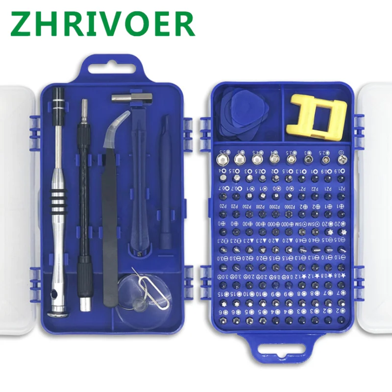 115 in 1 upgrade computer multi-function maintenance hardware driver aluminum alloy screwdriver set