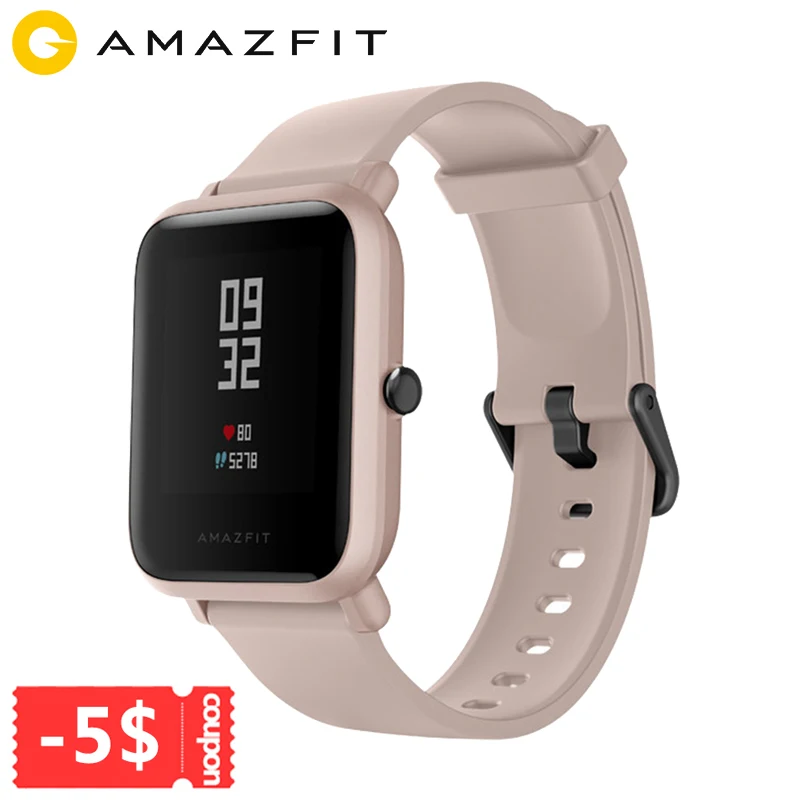 Amazfit Bip Lite Смарт-часы 3ATM в соответствии со стандартом водонепроницаемости 45 дней Срок службы батареи деятельность здоровый отслеживания приложения смартфона уведомления