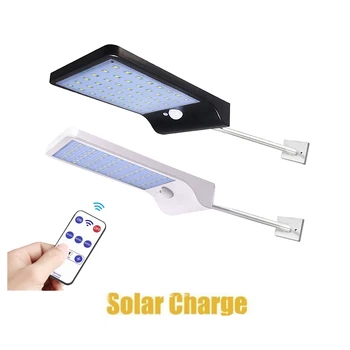 

48 led Solar Light With Mounting Pole Outdoor Motion Sensor Detector Lamp Wall Sconces Lighting for Garden Wall Lamps Lights