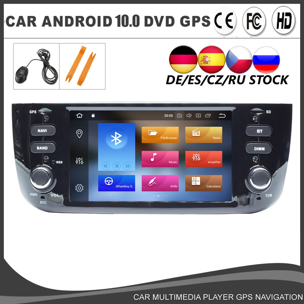 Автомобильный DVD проигрыватель с восьмиядерным процессором Android 10 0 GPS навигацией