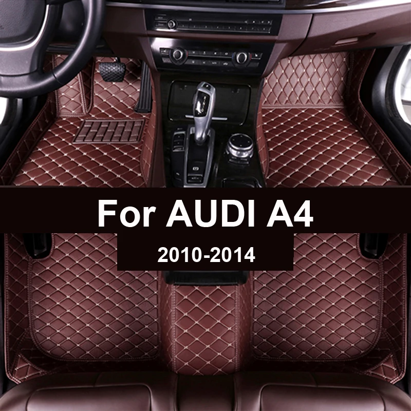 Автомобильные коврики для AUDI A4 2010 2011 2012 2013 2014 Пользовательские ножные колодки