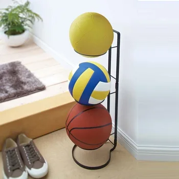 

Japanese-style Basketball Storage Rack Creative Indoor Removable Basketball Volleyball Football Storage Display Rack