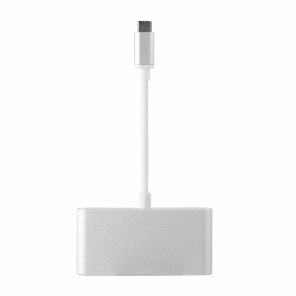 Новые Тип C USB-C до 4-Порты и разъёмы док-станция USB 2,0 адаптер 5 Гбит/с для Apple Macbook невмешательства дизайн Plug and Play