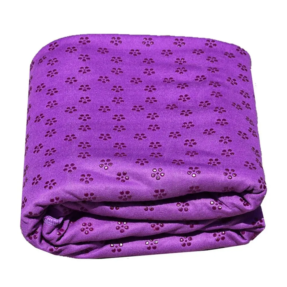 Purple 190x90 см нескользящий коврик для йоги полотенце Противоскользящий коврик для йоги из микрофибры полотенце s одеяла для Пилатес фитнес Детский ползающий коврик 4 - Цвет: Purple