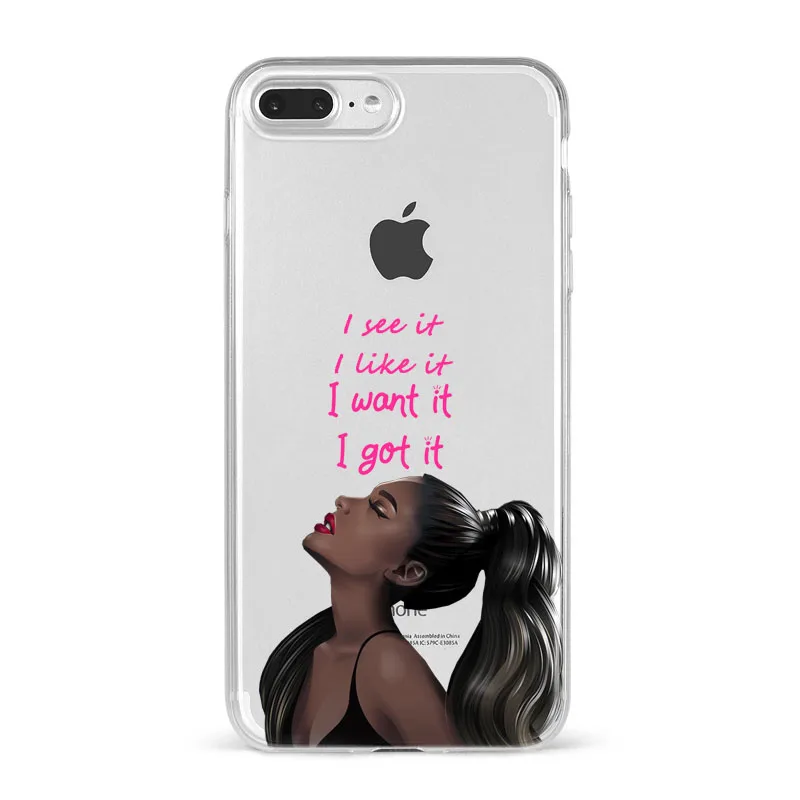 Ariana Grande God is a woman Thank You Next Sweetener phone case For iPhone X XR XS Max 8 7 6s 6 Plus 5s SE Suave Silicone Coque - Цвет: TPU