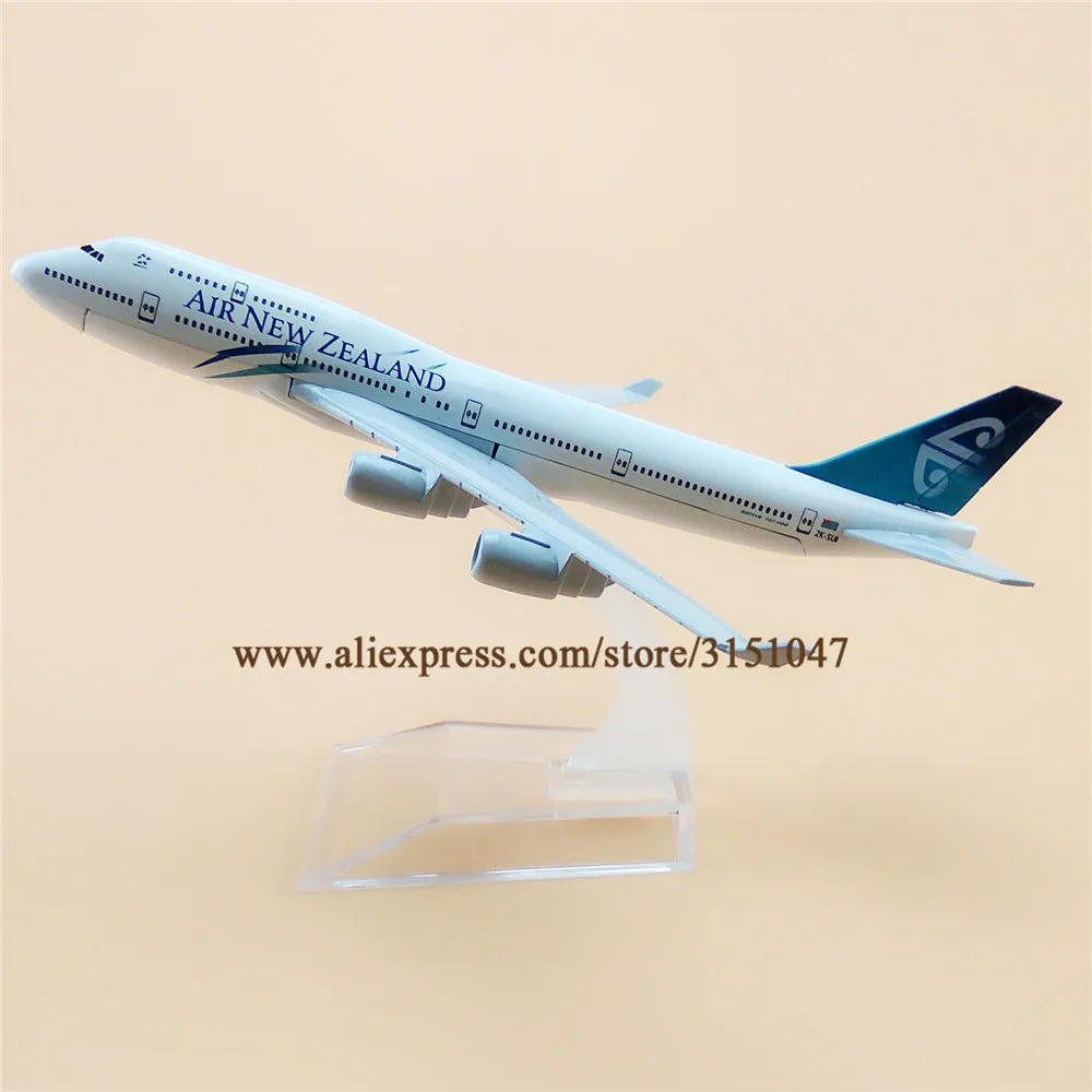 16 см Air NEW ZEALAND Boeing 747 B747-400 Airlines модель самолета Модель сплав металлический самолет
