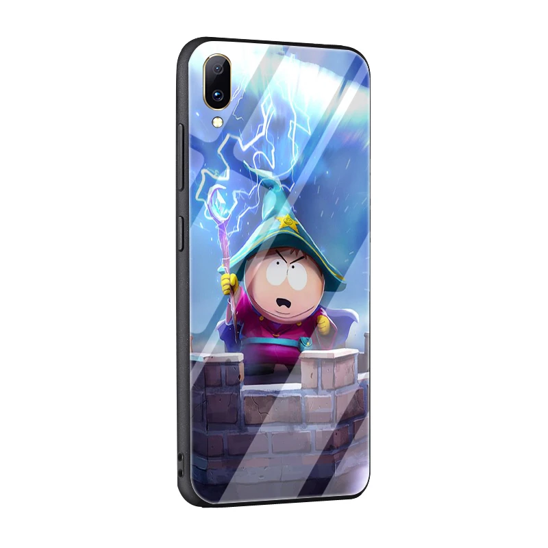 EWAU аниме Южный Парк чехол из закаленного стекла для телефона для VIVO V9 Y85 Y89 V15 Y17 Y91 Y93 Y95 Y91C - Цвет: G7