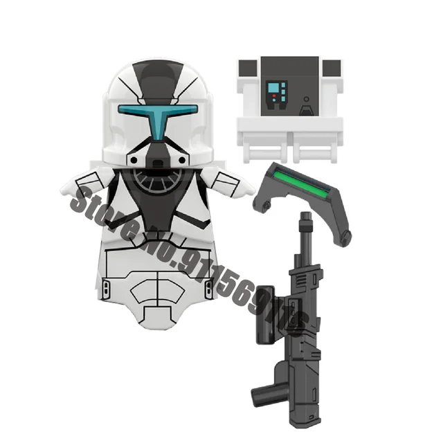 Disney Republic Commando 501st Clone Building Blocks Trooper Force 99 Hunter Crosshair Wrecker Echo Cody Rex Star Brick Figure D-XP371