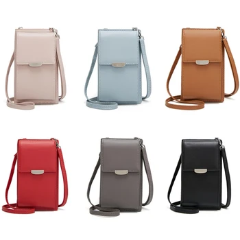 

1 PC Multifunctional Ladies Mobile Phone Bag Korean PU Long Large Capacity Wallet ID Credit Card Holder Coin Purse Wallet New