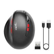 USB Мода игровой офис 2400 dpi PC домашний подарок ноутбук 2,4 GHz эргономичная Вертикальная боль в запястье dpi Регулируемая беспроводная мышь