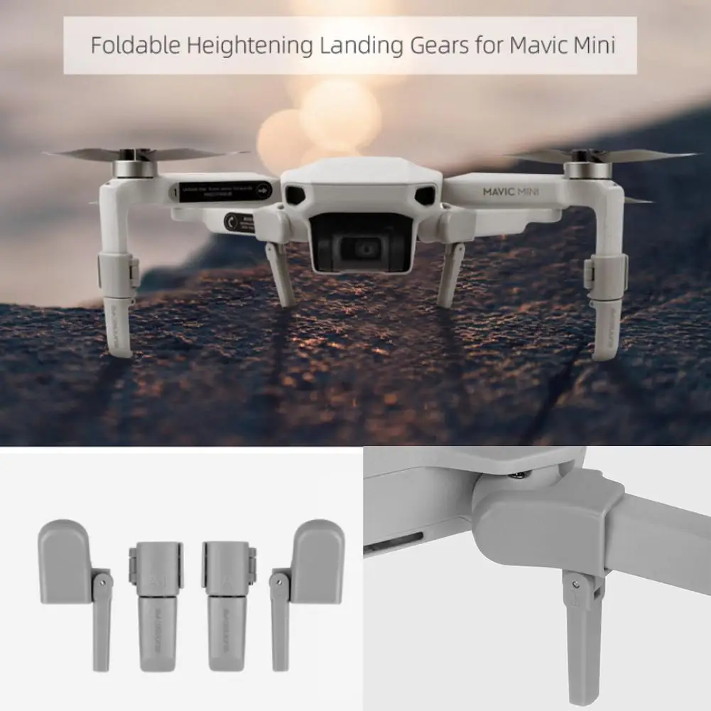 Mavic Мини Расширенный посадочный механизм Защита ног расширения для DJI Mavic Мини RC Дрон Регулируемый складной защитный кронштейн