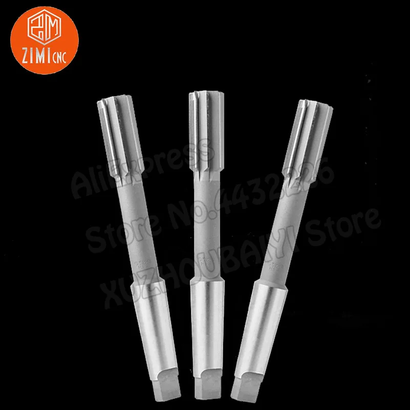Taper shank machine reamer D4 12 15 16 17 18 20 22 24 25 28 30 32 34 35 40mm straight groove reamer high-speed steel high