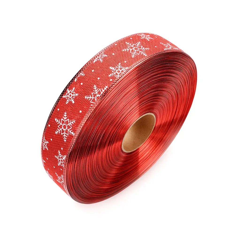 Оливковый Christmas Decorations Items 5Cm High-Grade Printed Ribbon Diy Creative Fashionable Hand-Woven Ribbon - Цвет: Оливковый