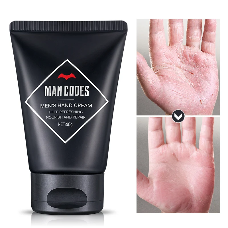 

MANCODES 60g Men Moisture Hand Cream Anti-Dryness Anti-chapping Whitening Hand Cream Hydrating for Winter Repair Hands Care