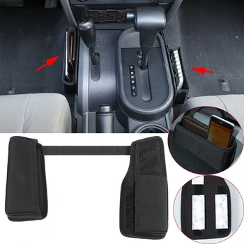 

Car Gear Shift Storage Bag Organizer Tray for Jeep Wrangler JK 2007-2010