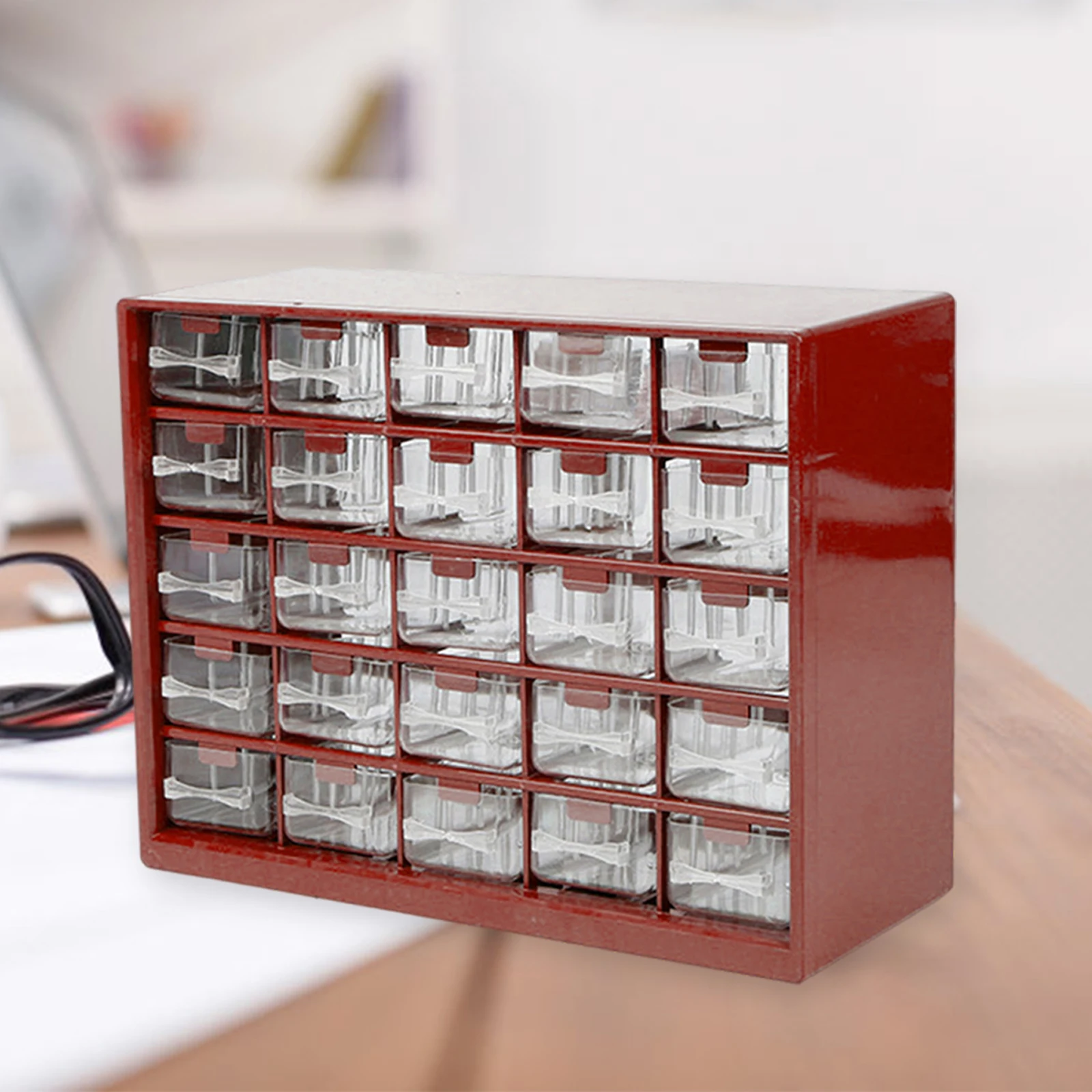 Plastic 25 Drawer Parts Storage Box Storage Organizer Bins Craft Cabinet  Craft Supplies for Screws Jewelry Bolts Beads Crafts - AliExpress