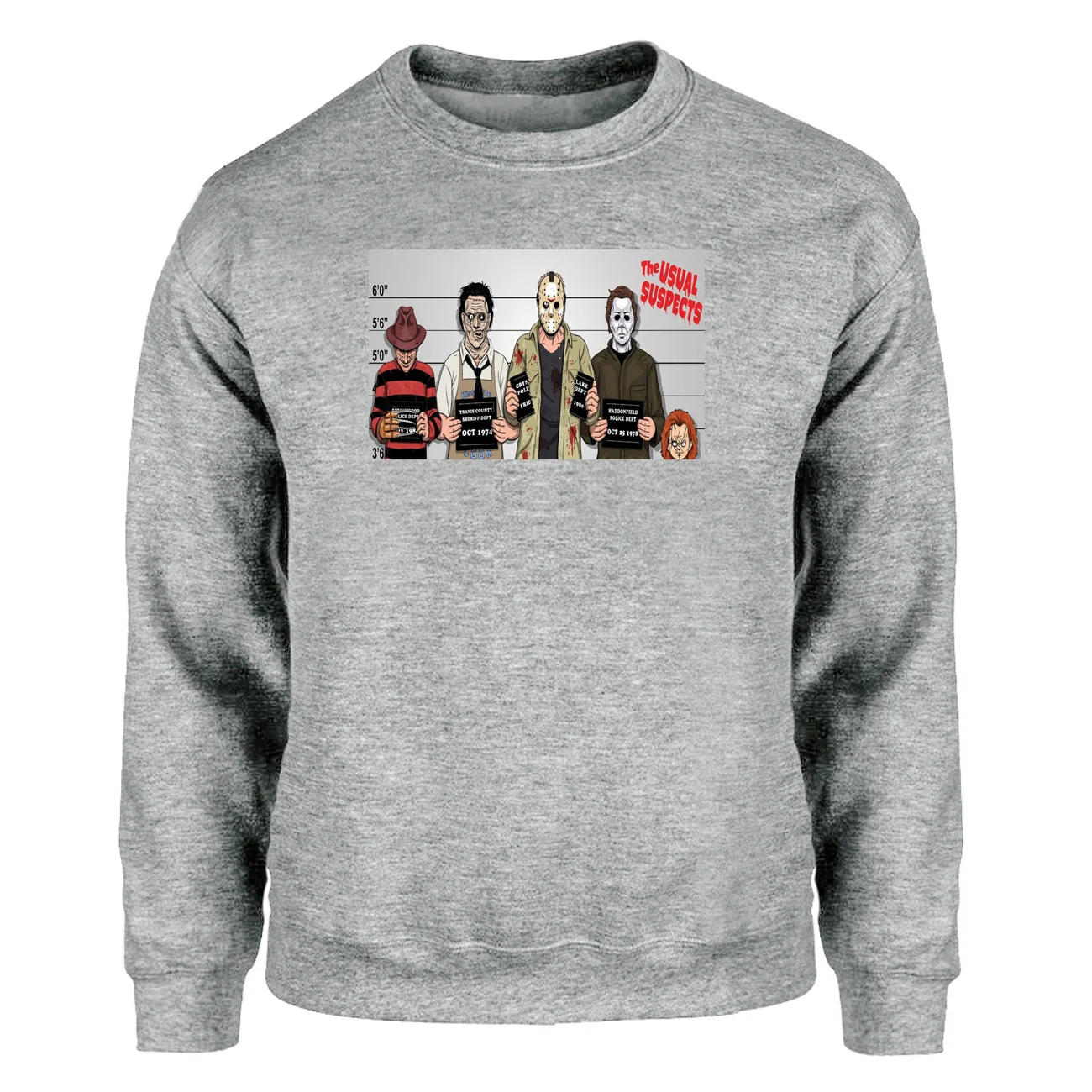 

Horror Hoodies Men Sweatshirts The Usual Suspects Crewneck Sweatshirt Hoodie 2019 Hipster Winter Autumn Fleece Warm Sportswear