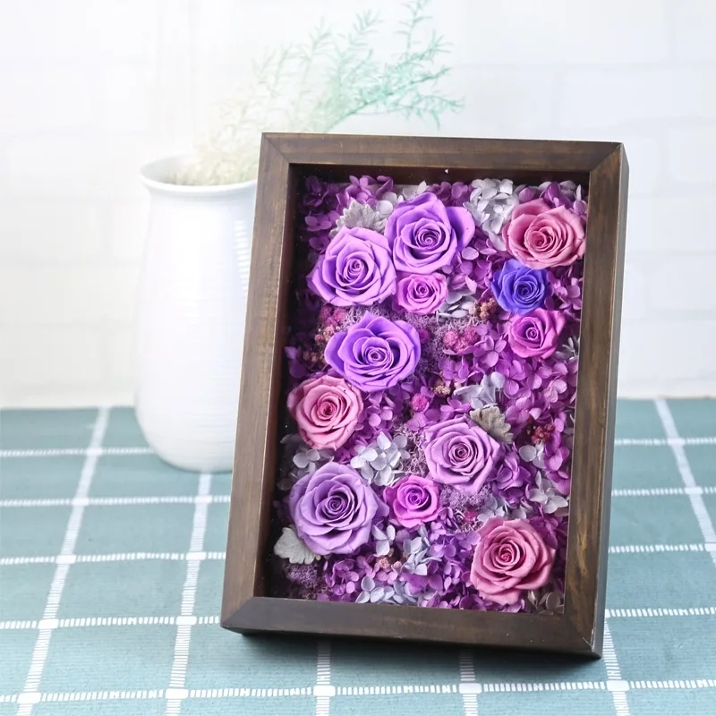 

Factory Direct Selling fei li ya Teacher's Day Gift Practical Home Preserved Fresh Flower Large, Medium And Small Size Decoratio