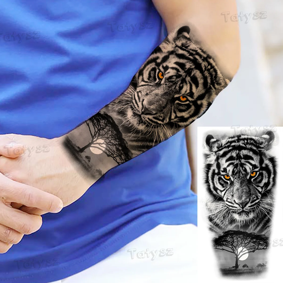 Olho de Tigre Tattoo: Tudo o Que Você Precisa Saber Sobre Tatuagens  Temporárias com Estilo, image size:1200x1200