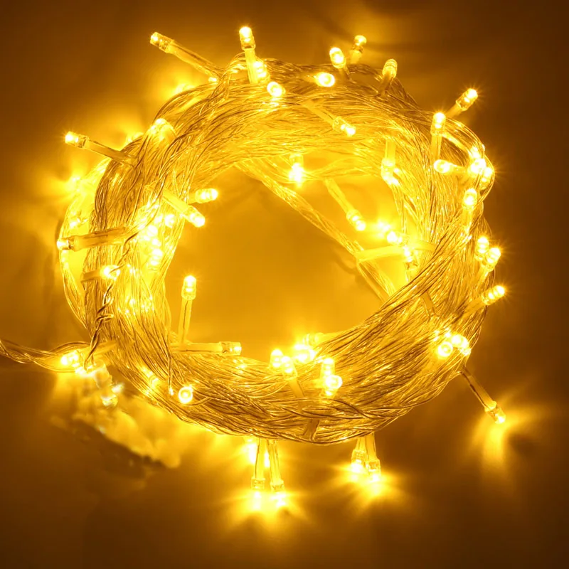 Warm White Led String Fairy Lights Decorative Led Lights USB Street Garland Christmas Light Outdoor Indoor Holiday Lighting - Испускаемый цвет: Warm White
