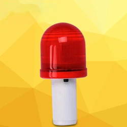 Lampe LED rouge d'avertissement de cône de route rétractable, lumière stroboscopique d'urgence, lumière de barrage de la circulation 