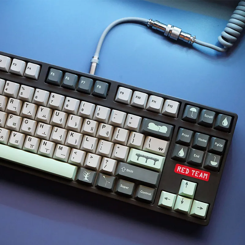 Gmk雨の日のキーキャップ,昇華型,メカニカルキーボード用,Cherry