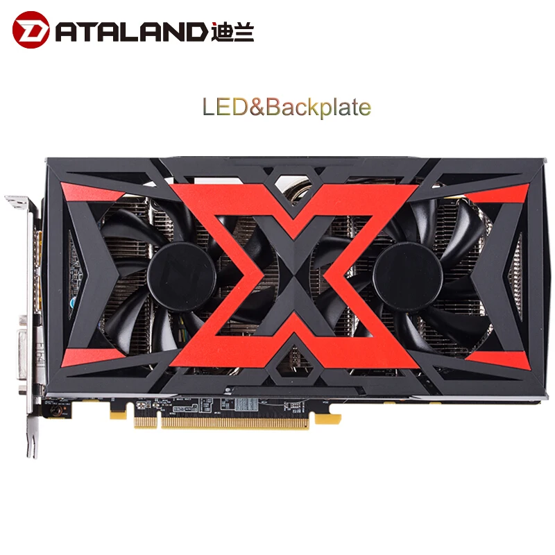 Flash Sale  Dataland RX580 Graphics Card 8GB Radeon RX5808G Video Cards with AMD Display Port HDMI DVI-D PCI-E3