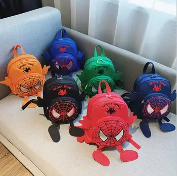 

Disney Kindergarten schoolbag children 1-5year old boys girls backpack anti-lost backpack lovely bags