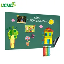 150x100cm Blackboard WallPaper Removable Kids Graffiti Painting Learning ChalkBoard School Office Home Decoration Wall Decor