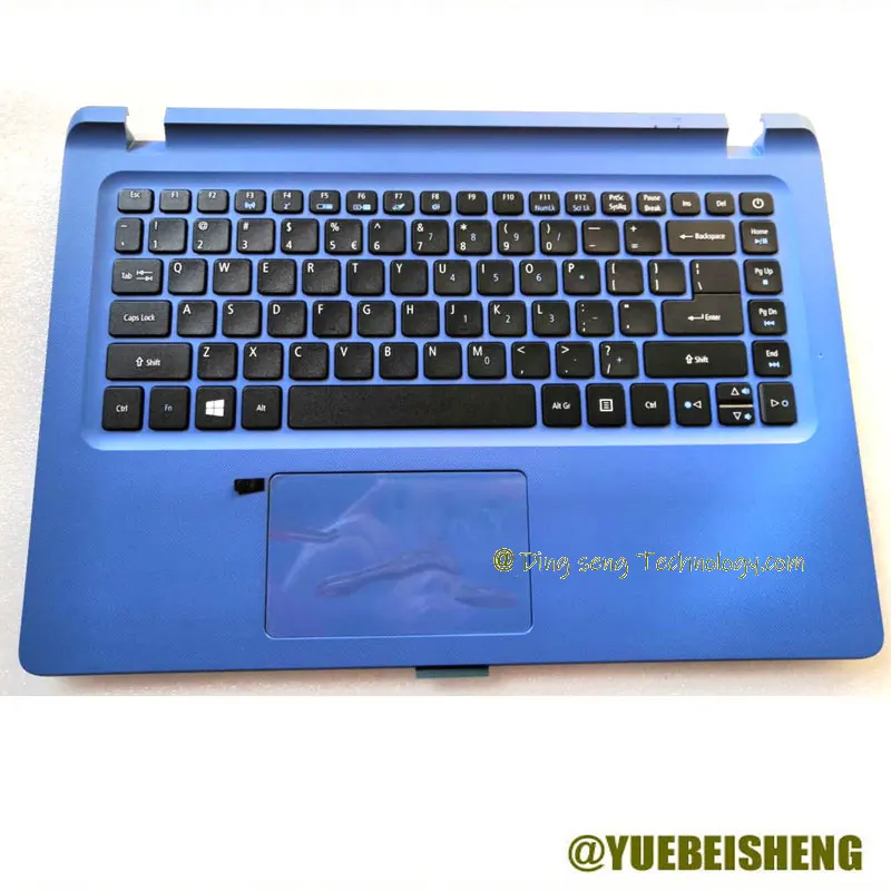 YUEBEISHENG New/org For ACER ASPIR ES1-433 ES1-433G N16P10 palmrest US keyboard upper cover Touchpad Blue | Компьютеры и офис