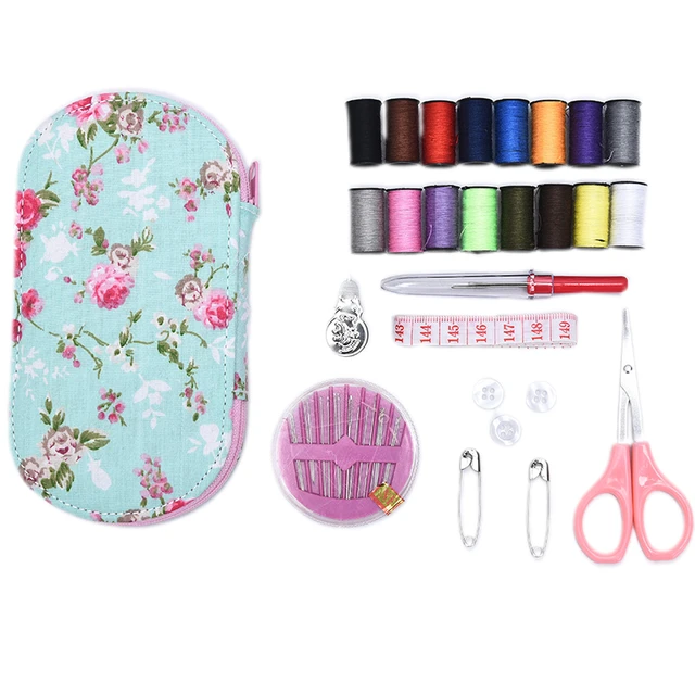 portable travel sewing box kitting needles tools home sewing kits home  sewing equipment - AliExpress