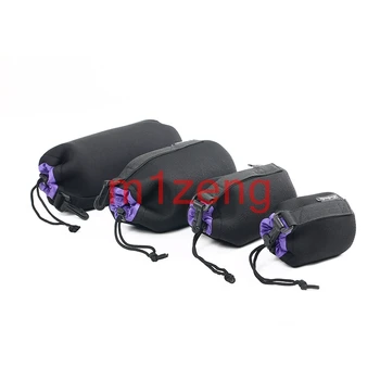 

Neoprene waterproof soft lens Storage Cover Case Bag Protector pouch Belt Loop for canon nikon pentax sony fuji olympus camera