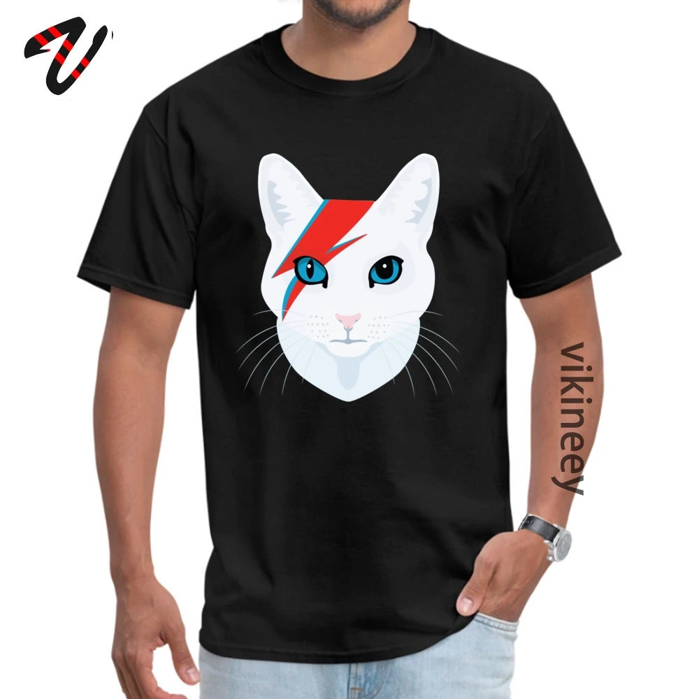 Мужская летняя футболка Cat Bowie Черная пятница тканевые футболки на День дурака в