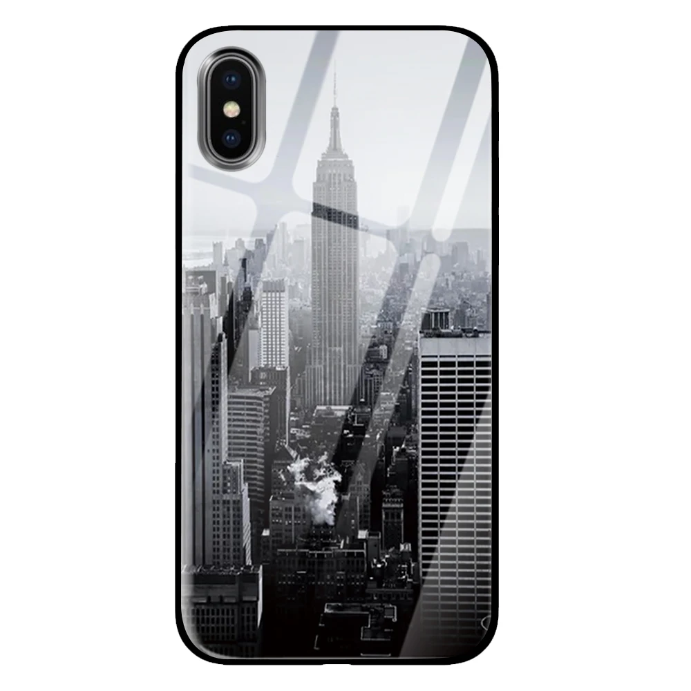 9 Jetsetter белый черный для iPhone 5 5S 6 6s 7 8 Plus X XS XR 11 Pro макс. закаленное стекло чехлы - Цвет: 9