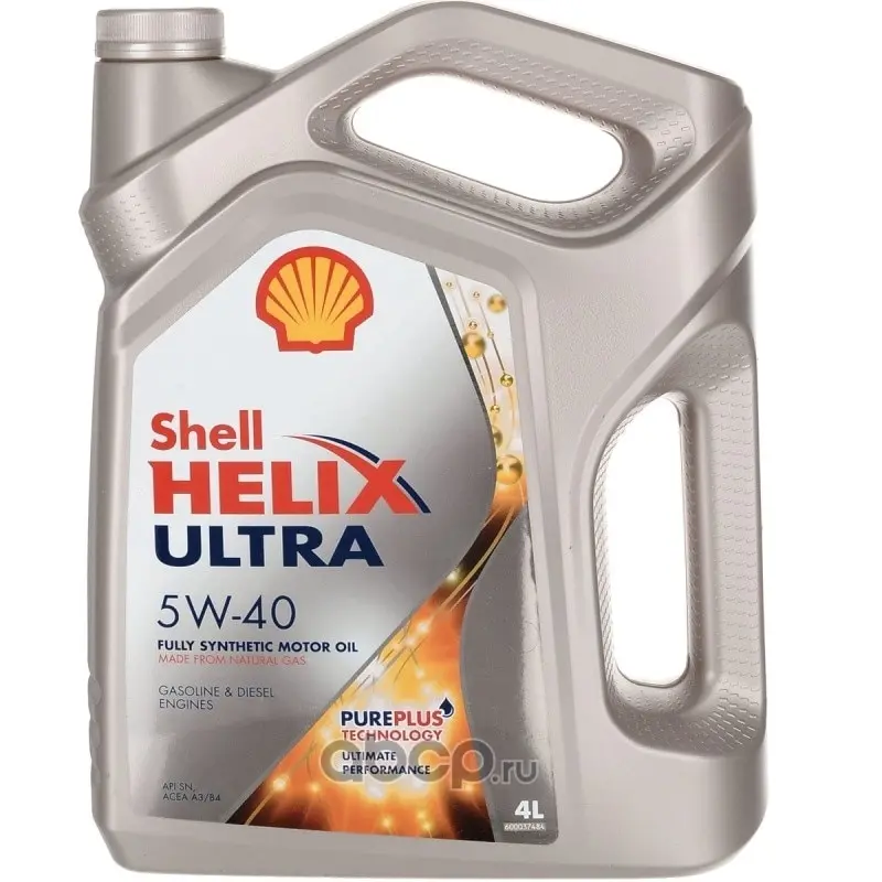 Масло моторное SHELL Helix Ultra 5W-40 синтетика 4 л. 550046361 | Автомобили и мотоциклы