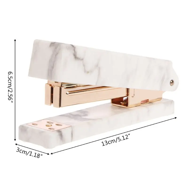 Мраморная текстура руководство для степлера скобы для офиса, школы, дома, канцелярские принадлежности
