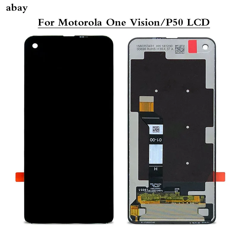 

6.3''For Motorola Moto One Vision LCD One Vision Display Touch Screen Digiziter Assembly For Moto P50 lcd XT1970 +free Tools